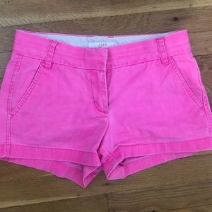 Pink J.Crew shorts